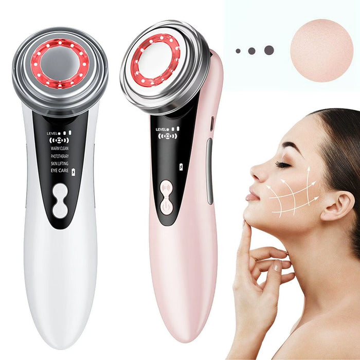 Appareil Beauté 4-en-1 RF & EMS — Radiofréquence Anti-Rides Professionnel