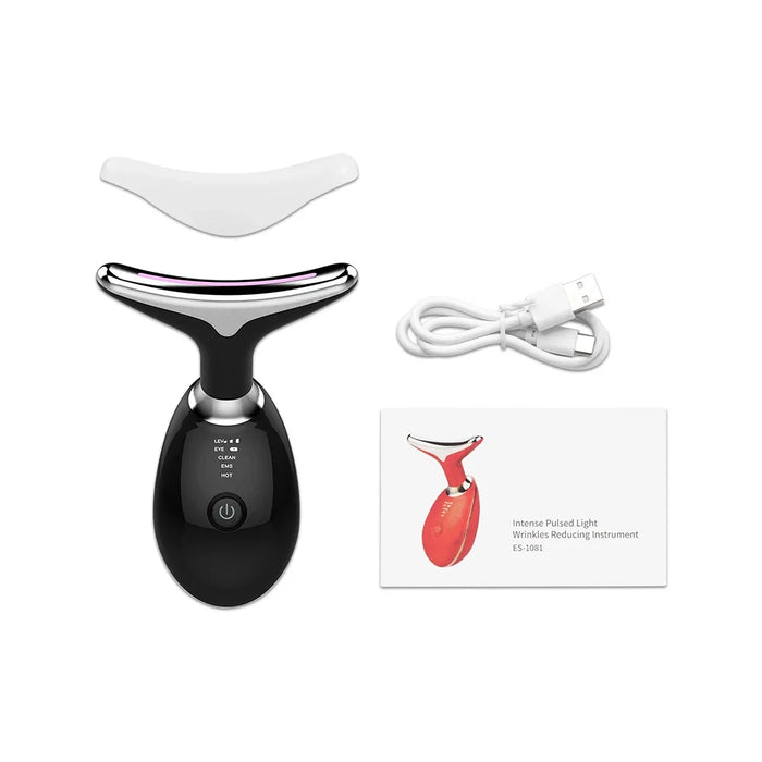 Appareil Lifting EMS Visage & Cou — 7 LED Anti-Âge