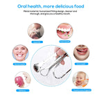 Premium 1Pcs/3Pcs Metal Tongue Scraper Cleaner for Adults & Kids, Portable Stainless Steel Tongue Scrapers Brushes for Removing