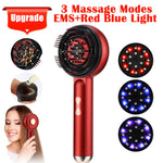 Electric Vibration Massage Comb Red Light Therapy Hair Growth Massage Scalp Brush anti Hair Loss Liquid Oil Applicator Hair Care
